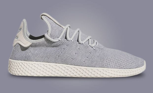 Grey Chalk Dresses This Pharrell x adidas Tennis Hu