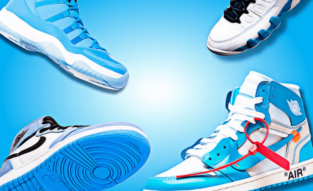 Nike off white air jordan 1 unc raffle clearance