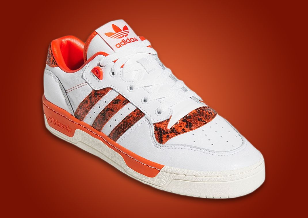 adidas Rivalry Lo Orange Snakeskin