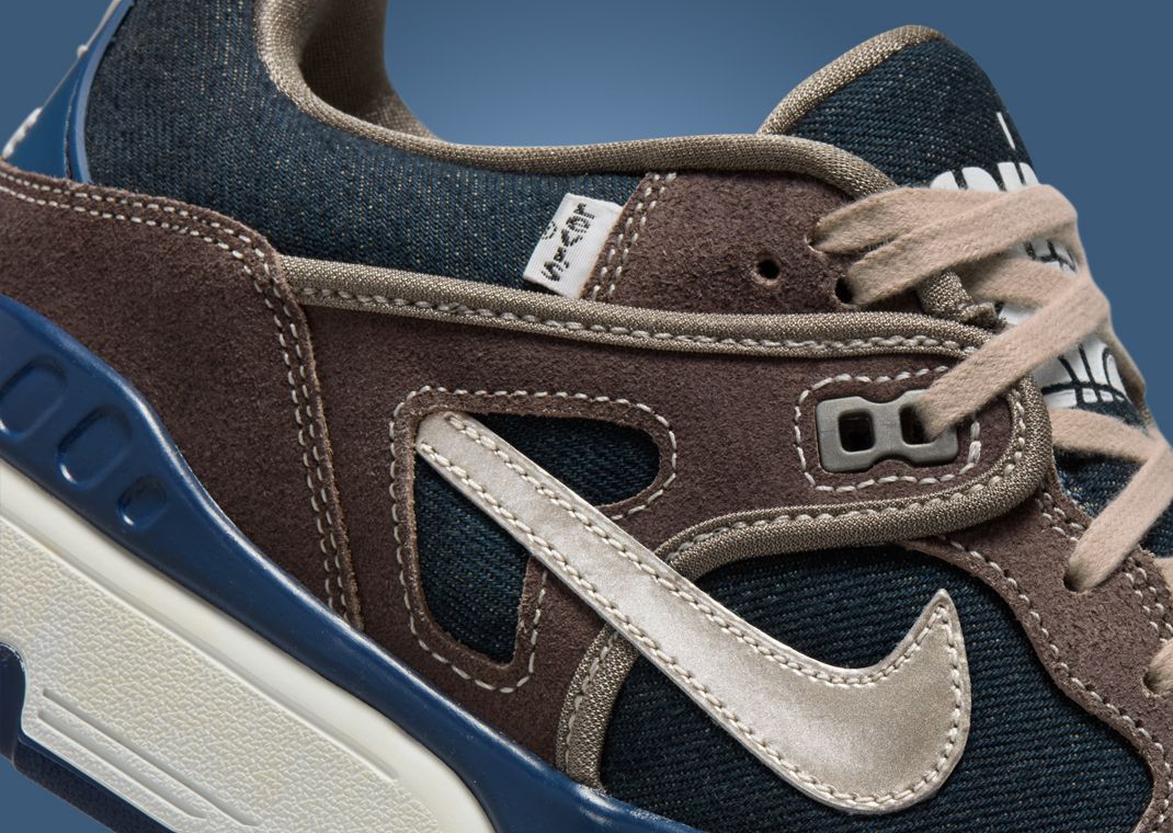 Levi’s x NIGO x Nike Air Force 3 Olive Grey Detail