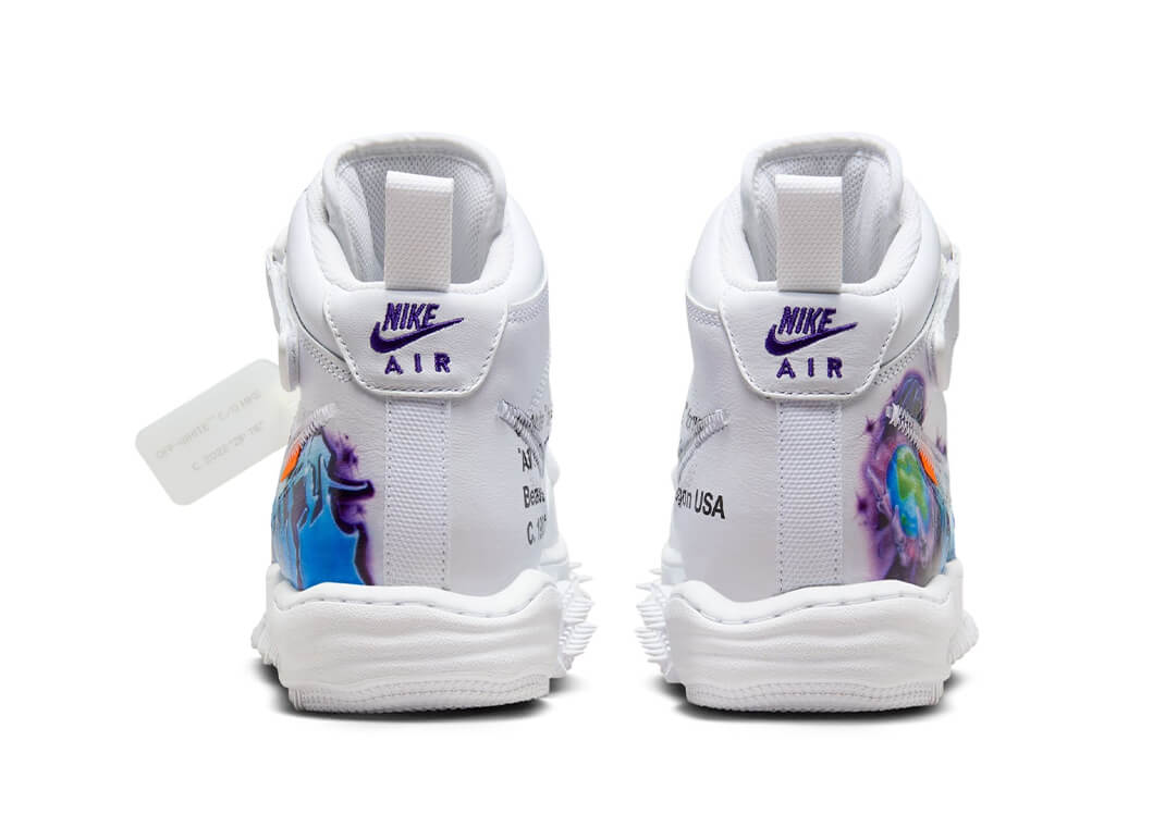 The Off-White x Nike Air Force 1 Mid White Graffiti Releases The Off-White x Nike Air Force 1 Mid White Graffiti Releases