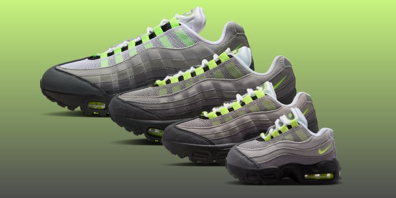 Nike is Bringing Back the Air Max 95 Big Bubble Neon in Full Family Sizing in March 2026
