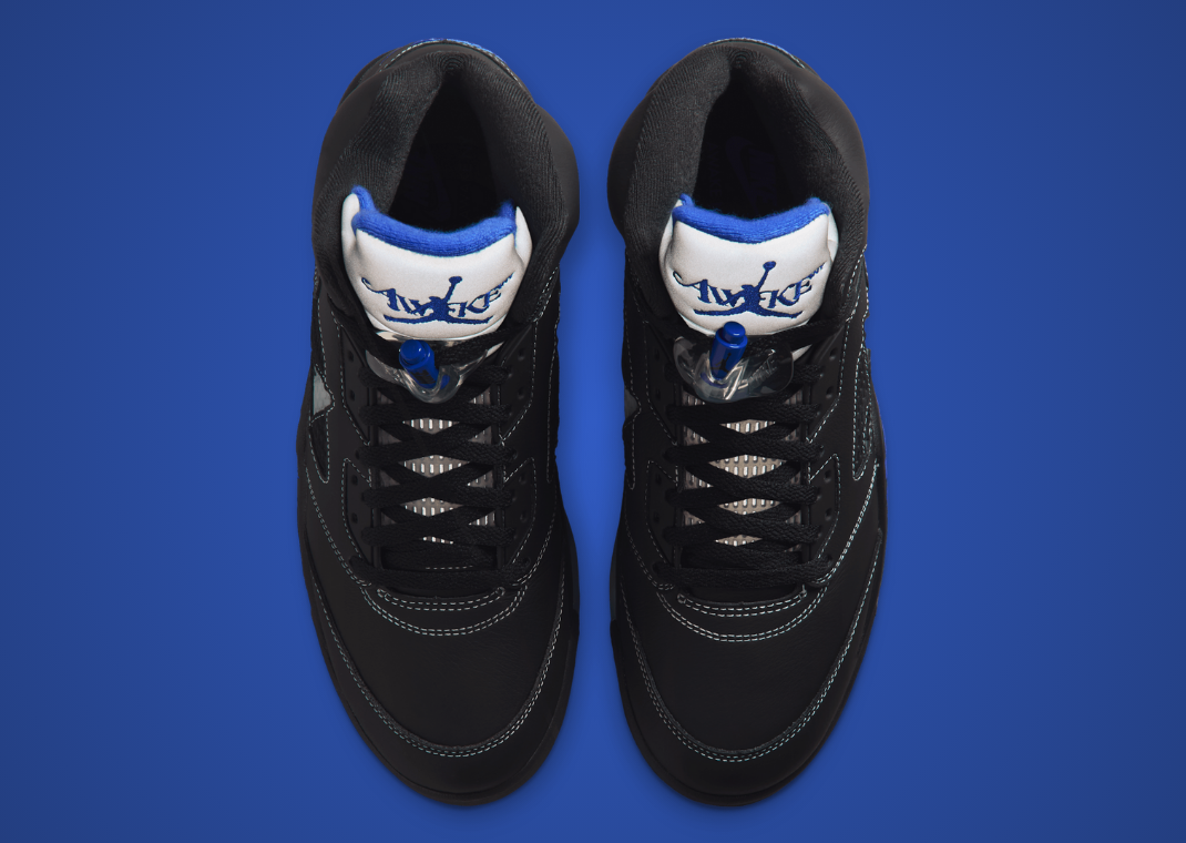Awake NY x Air Jordan 5 Retro Black Racer Blue Top