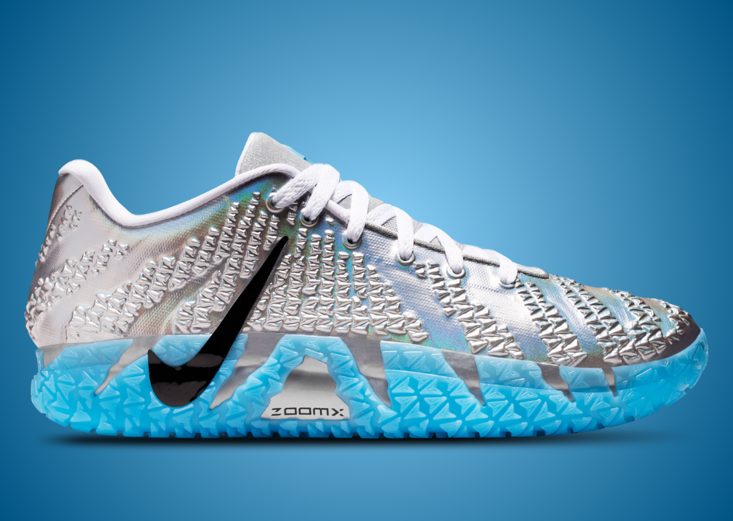 Jurassic Park x Nike Ja 3 Metallic Silver - Lateral