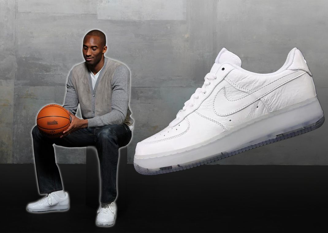 Kobe Bryant in the Nike Air Force 1 Low Premium