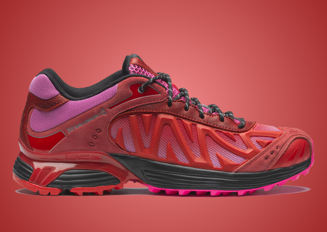 Aries x Salomon XT Whisper Fiery Red - Lateral