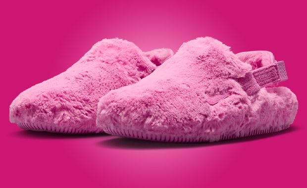 The Nike Calm Mule Fur Pink is Available Now