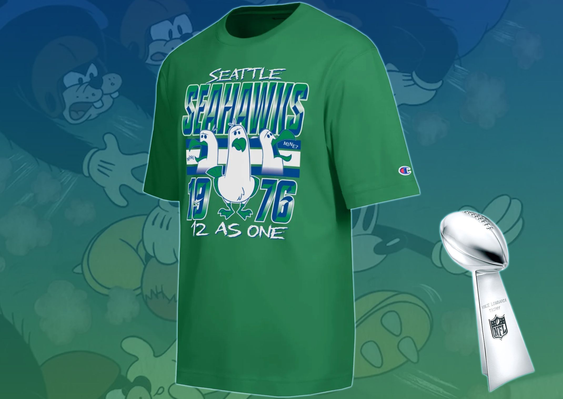 Seattle Seahawks (Finding Nemo Seagulls)