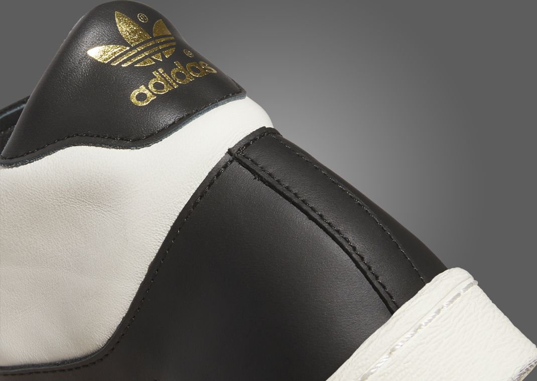 adidas Jabbar Hi Core Black Off White Heel