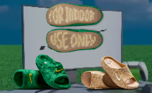 Nike's .SWOOSH Lets You Touch Grass with ReactX Rejuven8 Slides