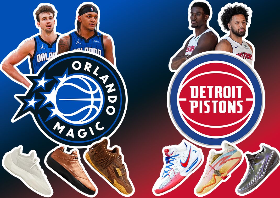 Sneaker Rivals: Orlando Magic versus Detroit Pistons