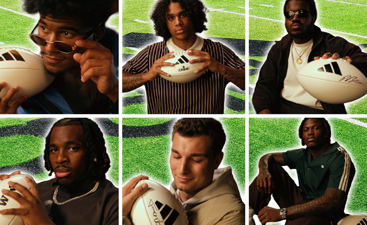 Signed adidas footballs from their 2026 NFL Rookie Class