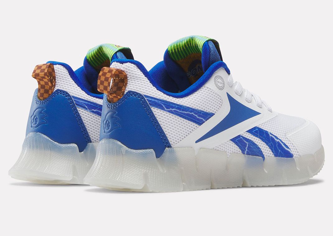 Sonic the Hedgehog 3 x Reebok Zig N' Glow Sonic (PS) Heel Angle