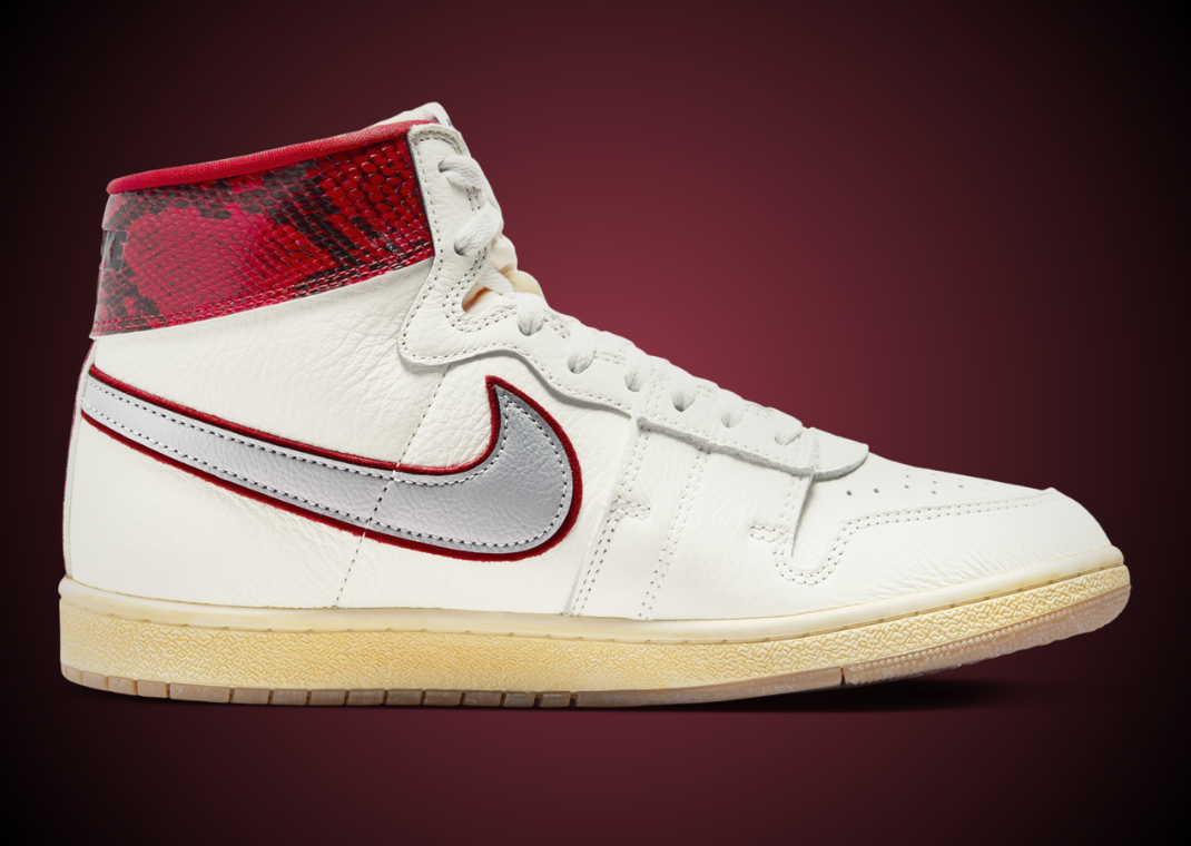 Awake NY x Jordan Air Ship PE SP University Red Medial Left