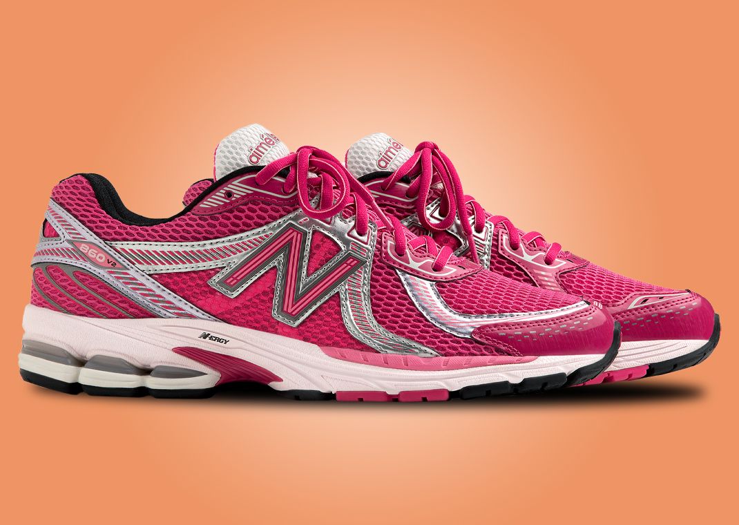 Aime Leon Dore x New Balance 860v2 Pink Lateral