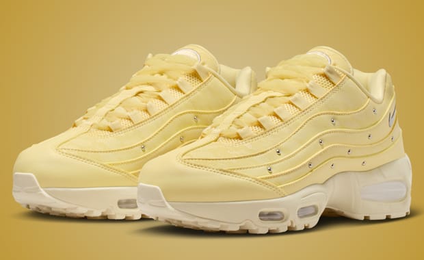 Nike Adds Silver Stud Accents to Women’s Exclusive Air Max 95 Soft Yellow