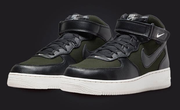 Nike's Air Force 1 Mid LX Gets a Sequoia and Black Makeover