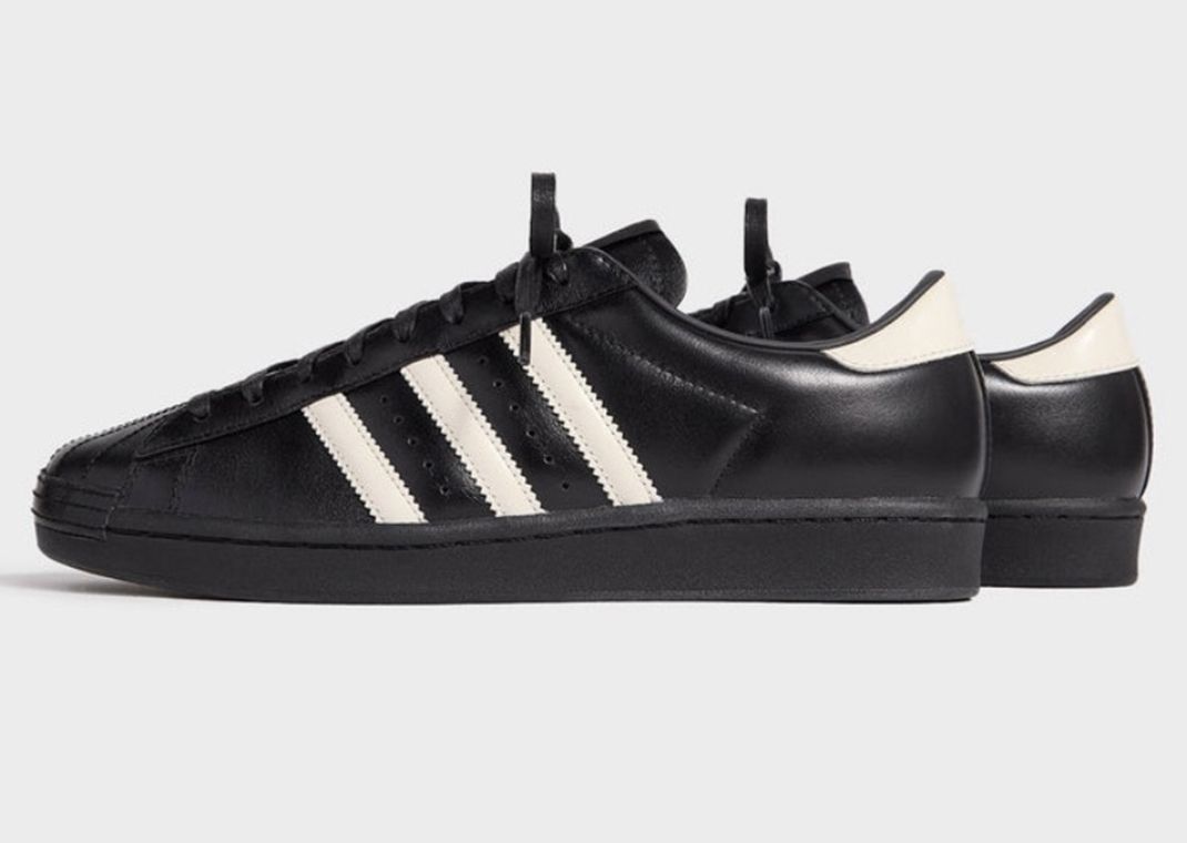 Kith x adidas Superstar Vintage Made in Germany Black Tie Lateral