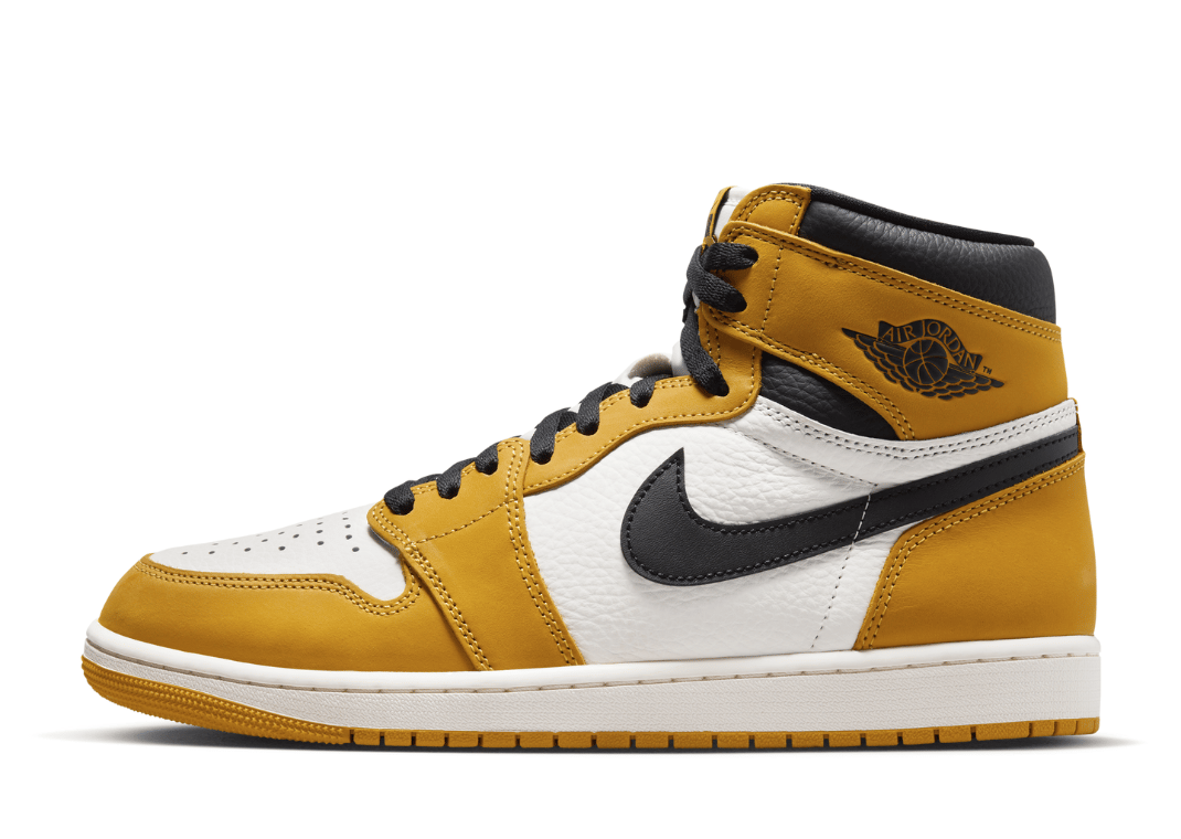 Air Jordan 1 Retro High OG Yellow Ochre Lateral