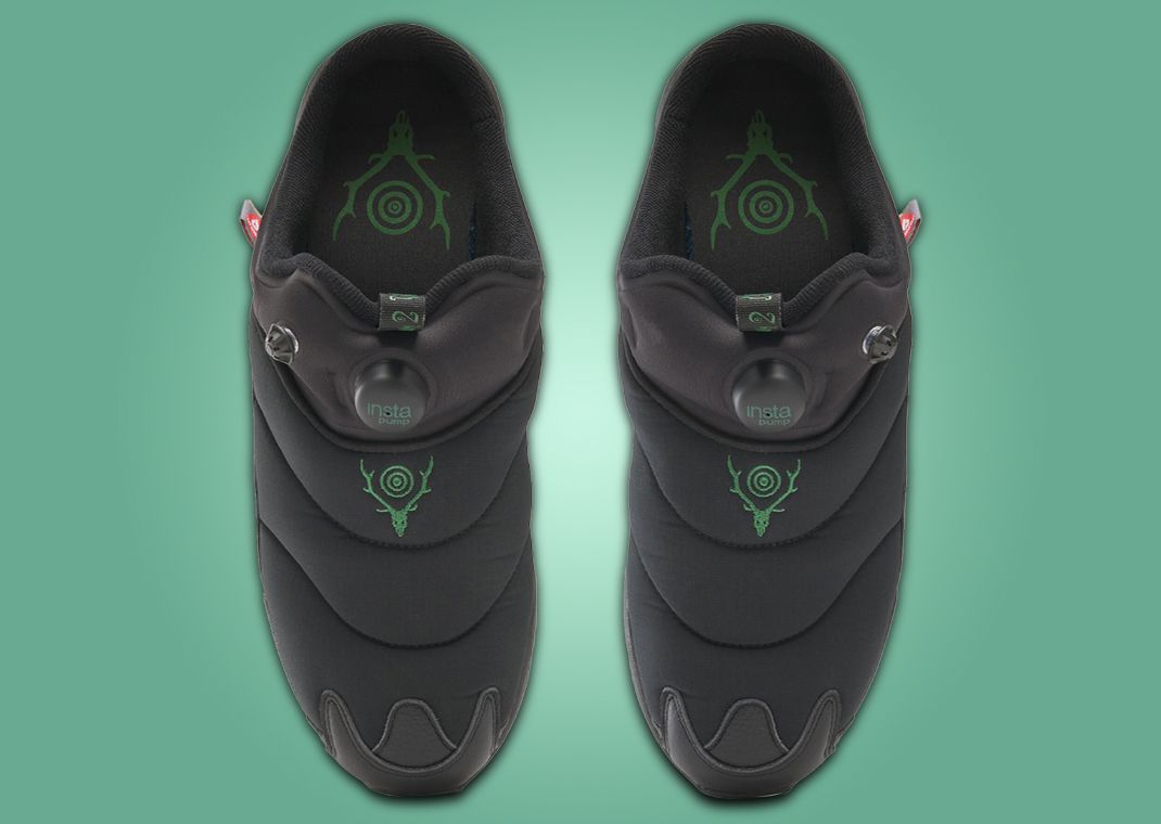 SOUTH2 WEST8 x Reebok IPF Mule Black Green Top