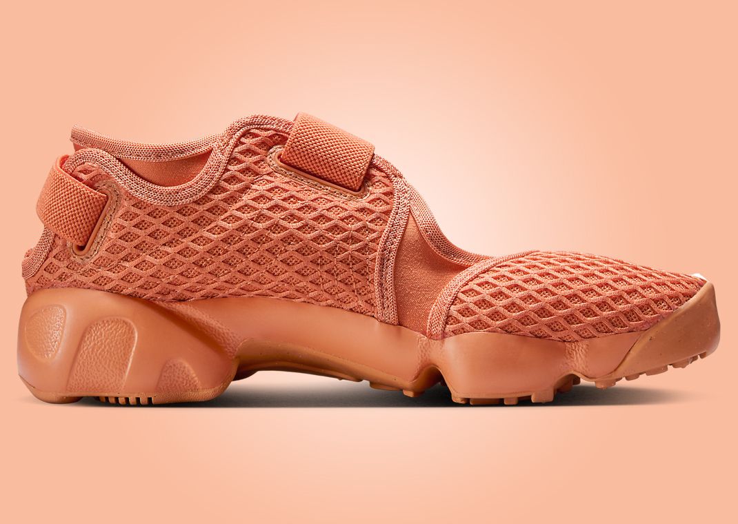 Nike Air Rift Breathe Healing Orange (W) Medial