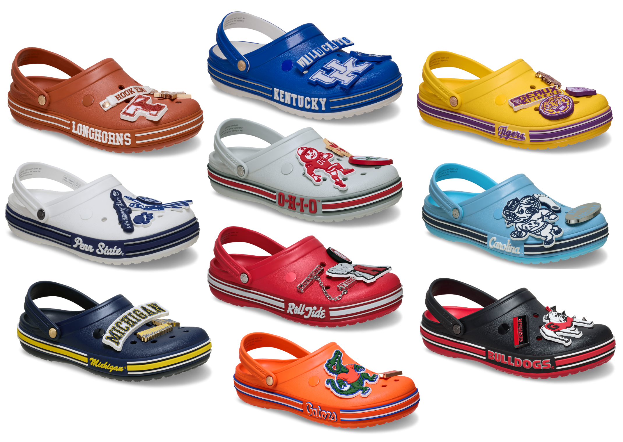 NCAA X Crocs Classic CrocBand Collection
