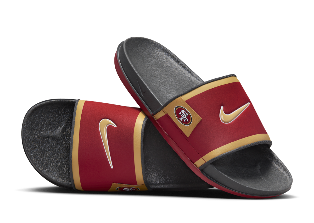 Nike Offcourt Slides San Francisco 49ers Angle