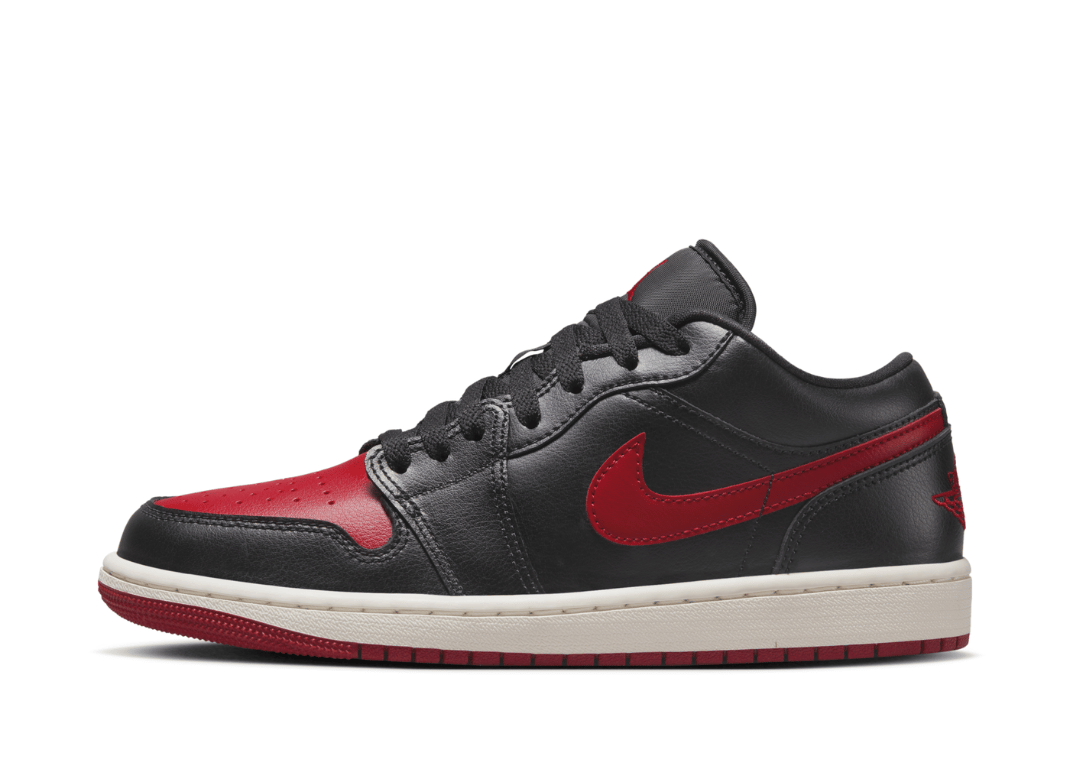 Air Jordan 1 Low Bred Lateral