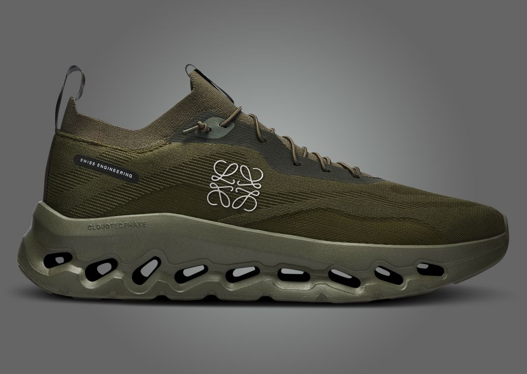 LOEWE x On Cloudtilt Khaki Lateral