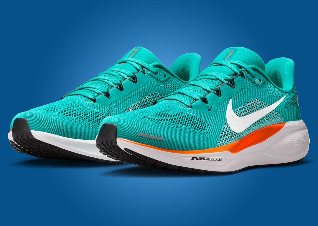 NFL x Nike Pegasus 41 Miami Dolphins Angle