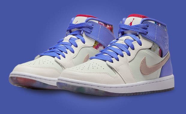 A Flower Garden Blooms Beautifully On This Air Jordan 1 Mid
