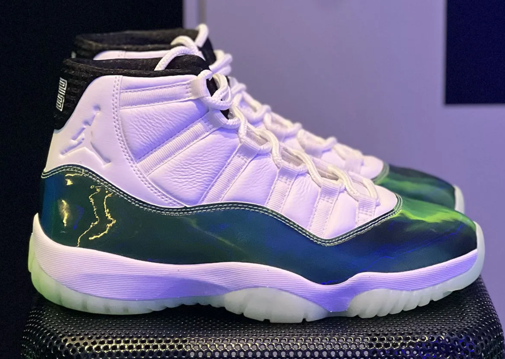 This Air Jordan 11 Retro Space Jam Galaxy Sample is Too Luxurious for ...