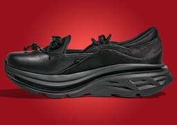 HOKA Bondi Mary Jane Black - Lateral