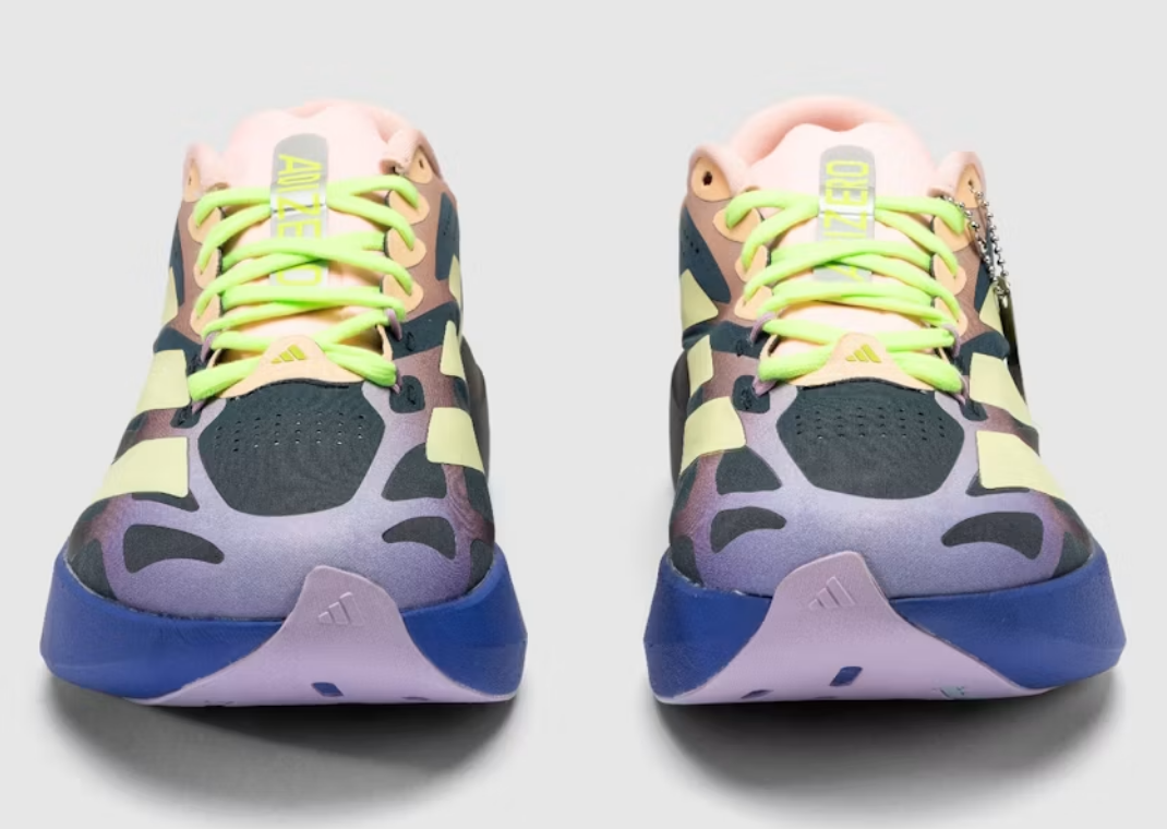 The Whitaker Group x adidas Adizero Evo SL Exo Neon Lights Blue - Front