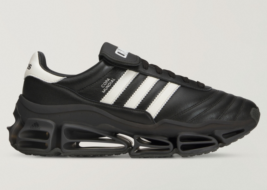 Willy Chavarria x adidas Copa Mundial Megaride Black White - Lateral