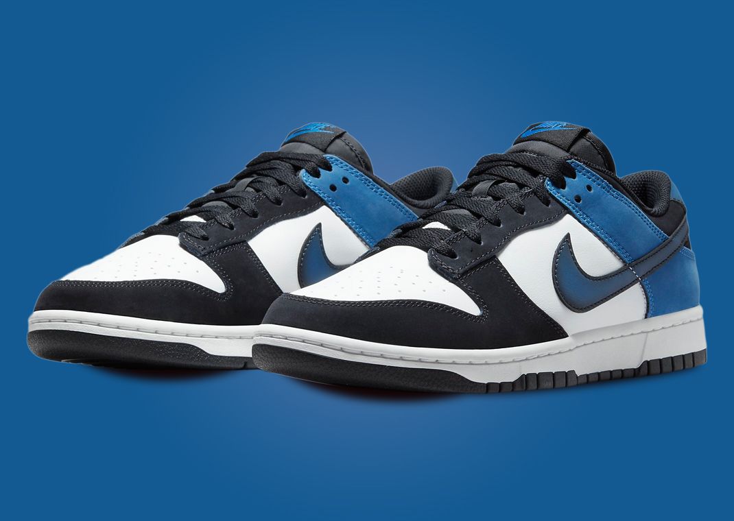 Nike Dunk Low Black Industrial Blue