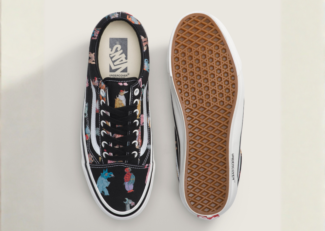Undercover x Vans Old Skool Monster Black - Top & Bottom