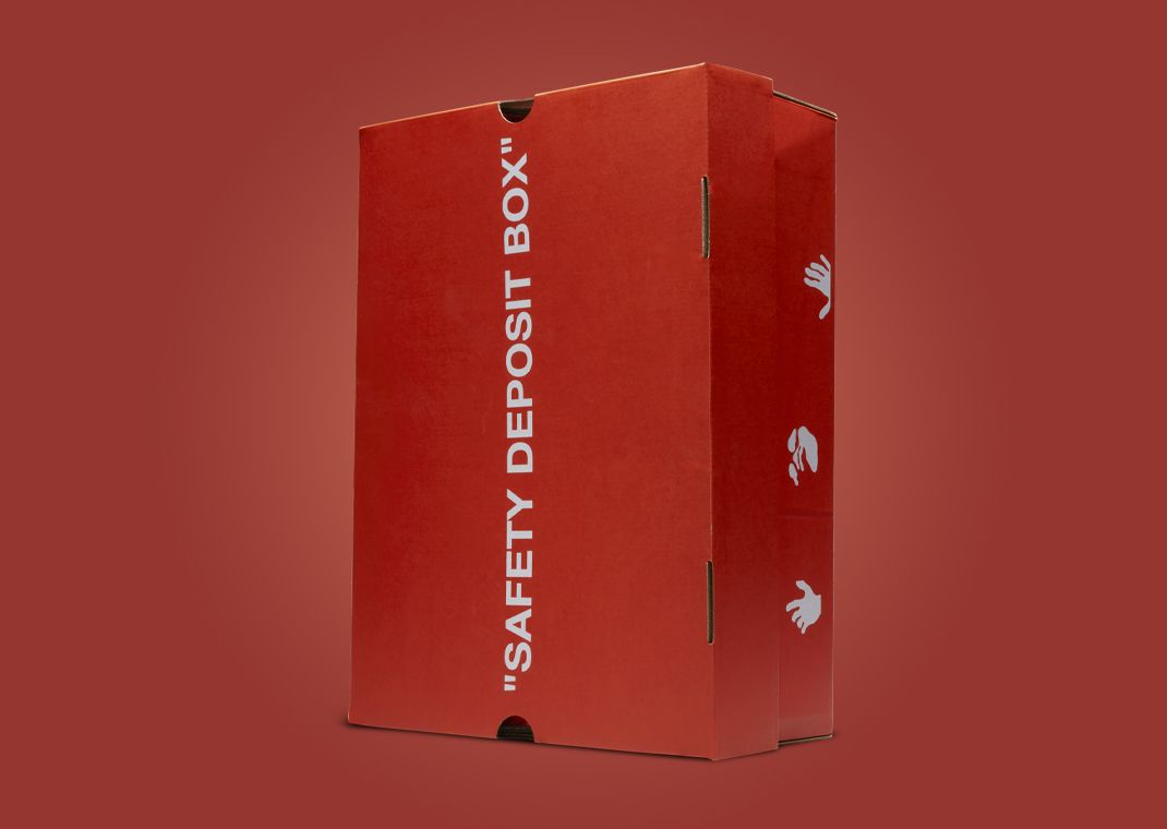 Off-White x Nike Air Terra Forma Mantra Orange Packaging Closed