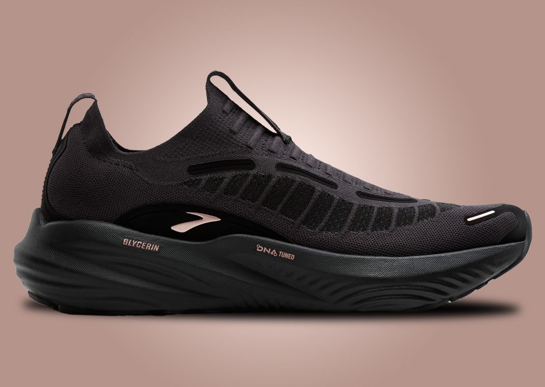 Brooks Glycerin 22 SE Black Metallic Rose Gold (W) Lateral