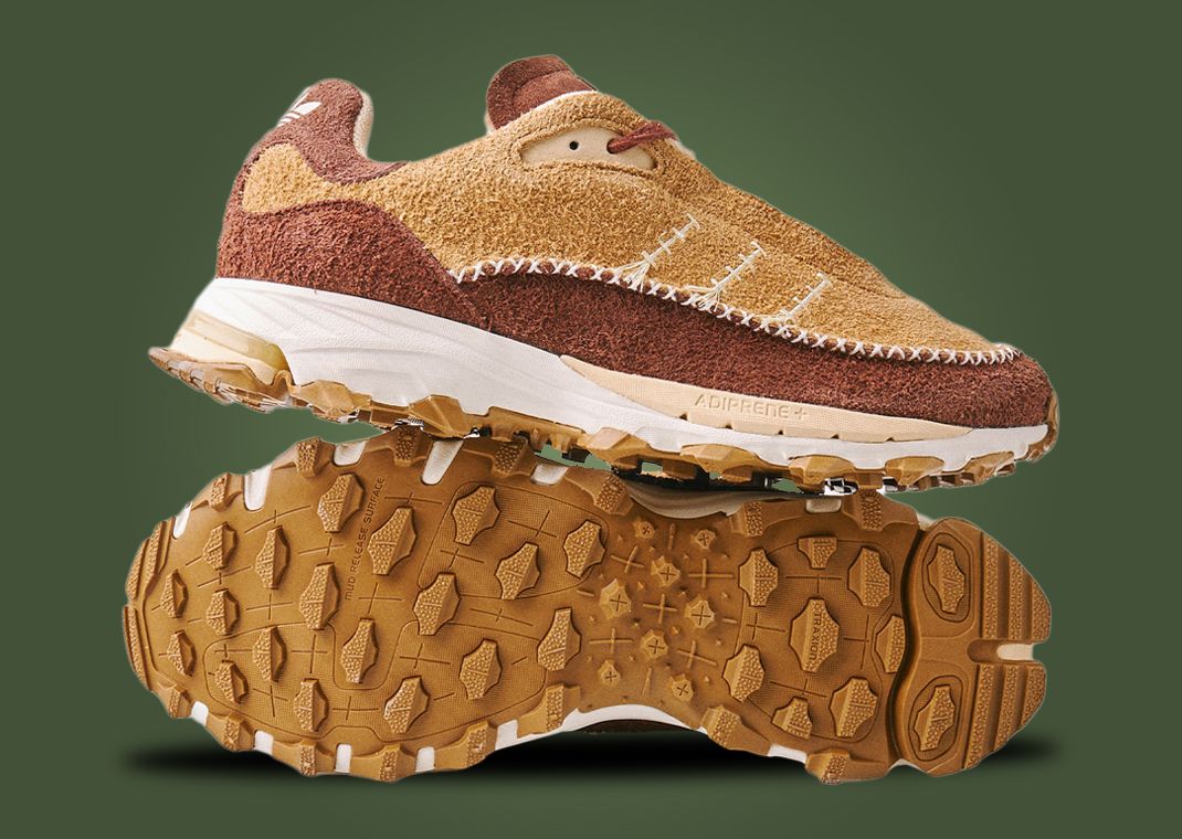 END x adidas Mocaturf Fly-Fishing Wild Tint Lateral and Heel