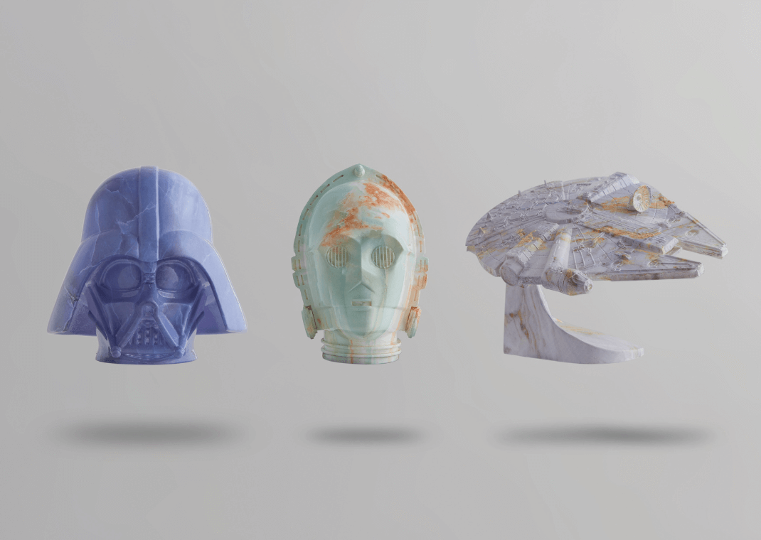 Vader & C-3PO Retail: $195; Millennium Falcon Retail: $225