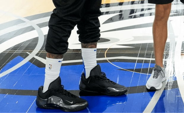 Anthony Davis Shows Off Triple Black Nike LeBron 23s 