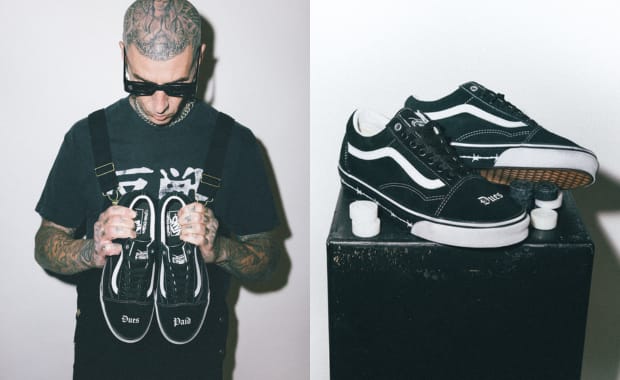 Travis Barker Drums Up Old Skool Collab with Vans