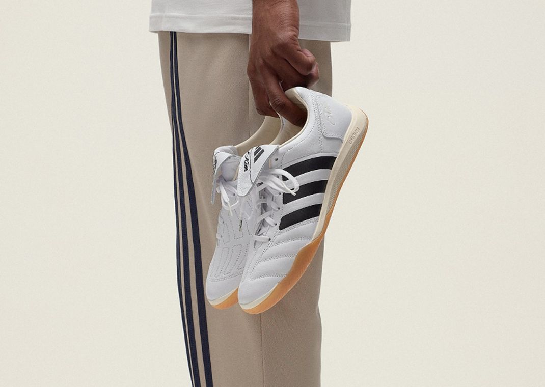 Kith x adidas Predator 2002 IC White Black Gum Angle