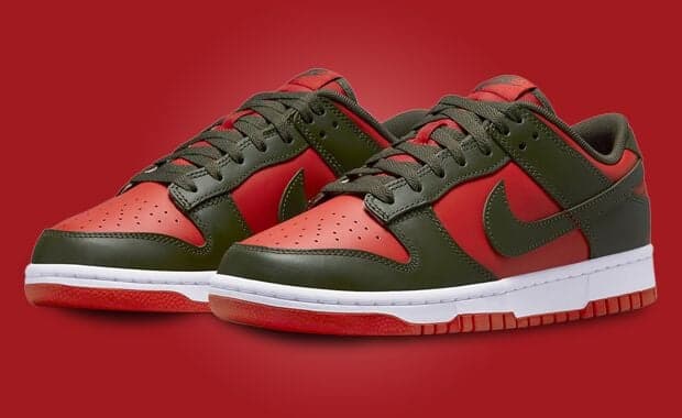 Nike Dunk Low Mystic Red Cargo Khaki