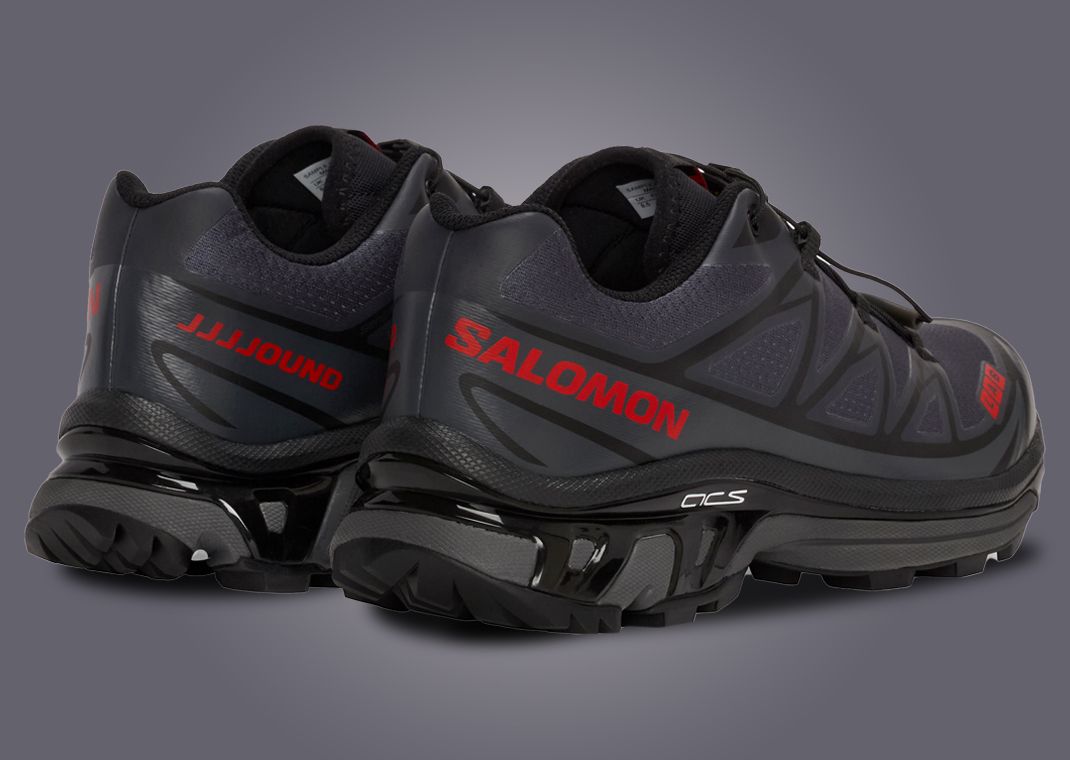JJJJound's Salomon XT-6 Black Red Releases August 2025