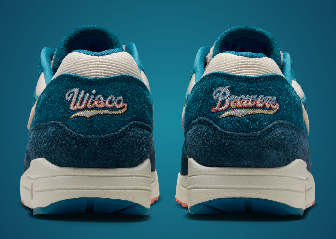 Nike Air Max 1 Brewers City Connect Heel