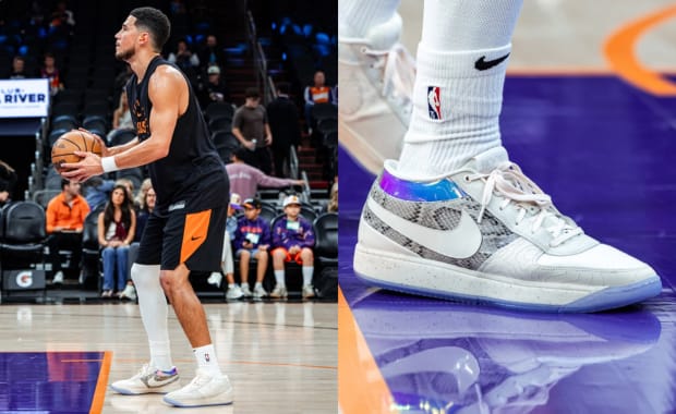 Nike Adds White Book 1 What The Colorway to Devin Booker’s Prolific PE Collection