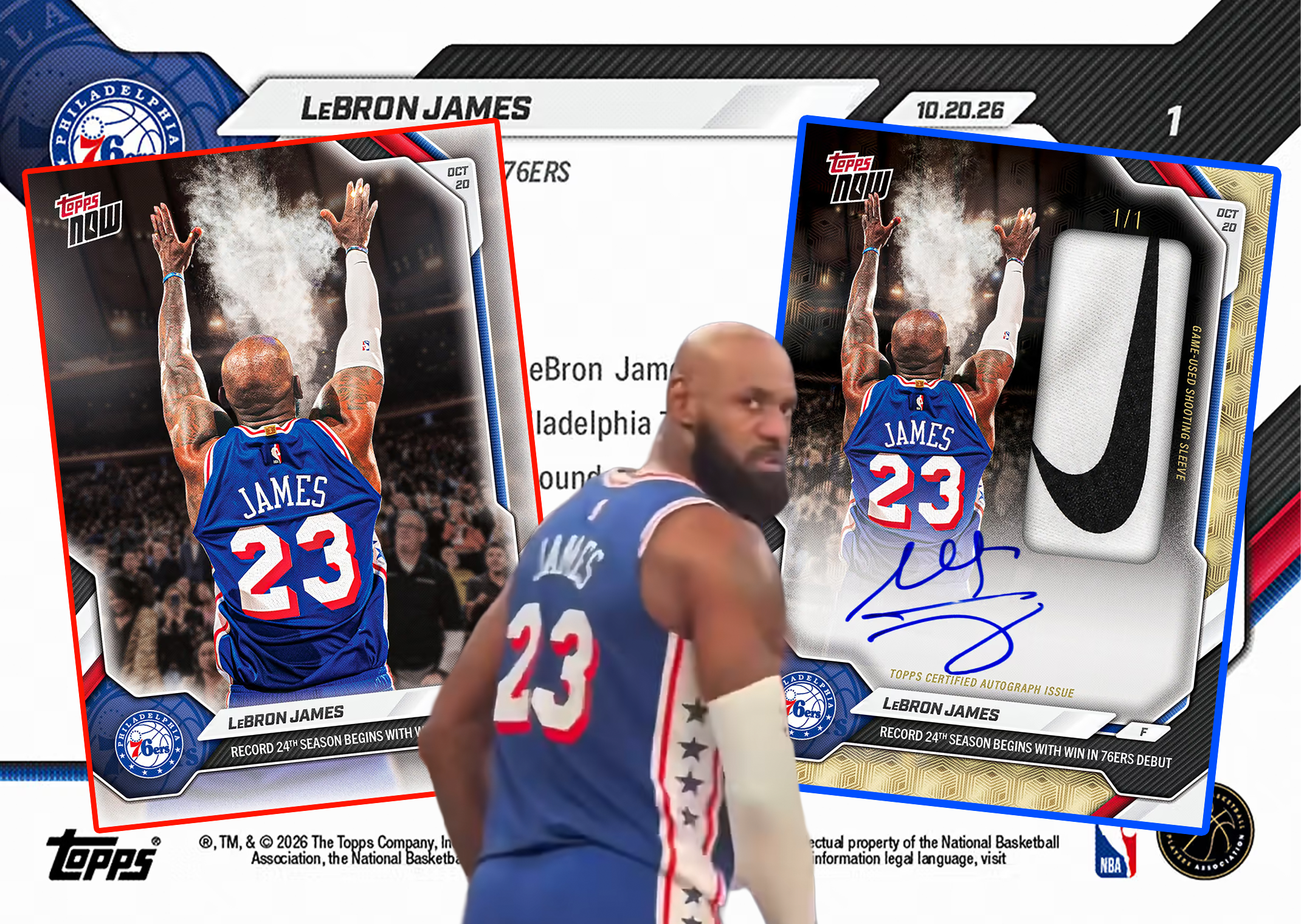 Topps Now LeBron James
