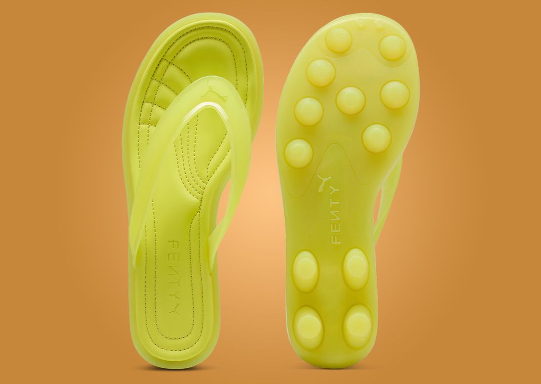 Fenty x Puma Cat Cleat Lime Green Top and Outsole